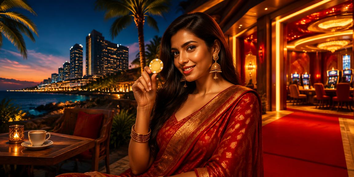 High-stakes live casino betting with red and gold decor